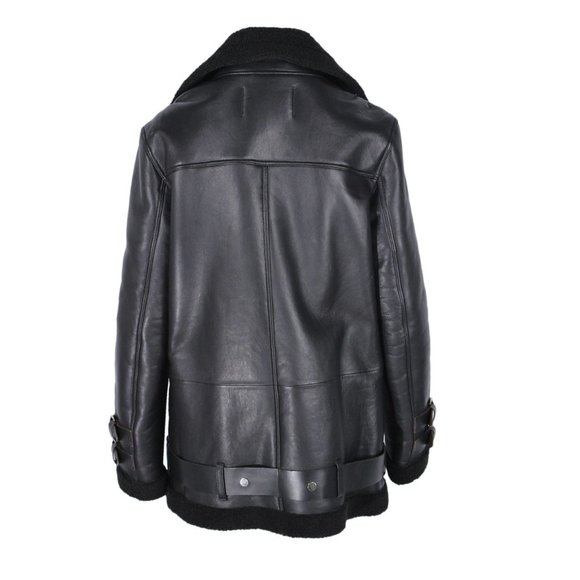 Walter Baker Adele Leather Jacket Black Medium - Picture 4 of 7